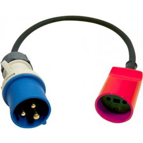 Adapter CEE HAN / DK HUN 33CM