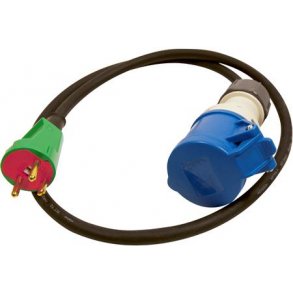 Adapter CEE HAN / DK HUN 120CM