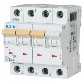 Automatsikring C-Kar, 13A, 3P+N, 6kA