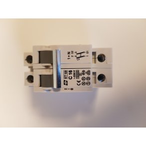 Automatsikring C-Kar, 16A, 1P+N, 10kA