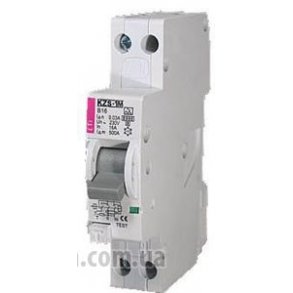 Kombiafbryder, 1 modul, 1P+N, 30mA, C-Kar, 16A