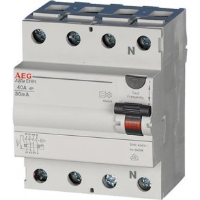 HPFI-afbryder 40A, 30mA, 4P, Type A