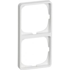 Fuga Ramme 50 2 Modul Hvid