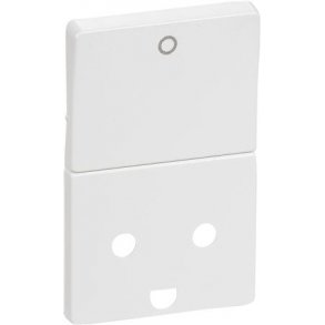 Fuga Tan/Afdkning 1,5 modul 2P M/J Hvid (=10 stk.)