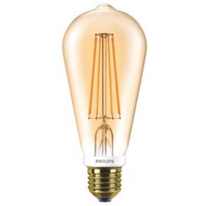 LED Filament Guld 7W/825 E27 (55W) 2500K - Dmpbar
