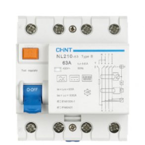 HPFI Type B AC/DC, 63A, 30mA, 3P+N, 10kA